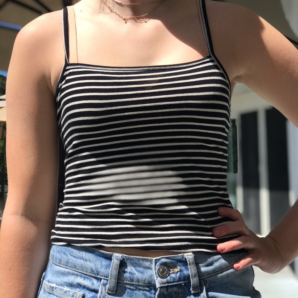 Brandy Melville Striped Tank Top